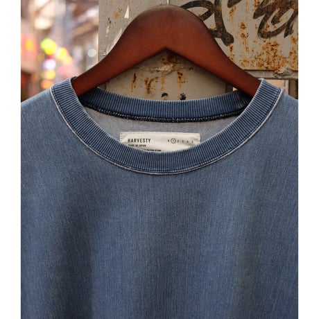 HARVESTY ハーベスティ""KNITTING DENIM SWEAT"