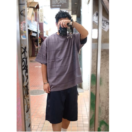 EVCON エビコン"BORDER WIDE S/S TEE"