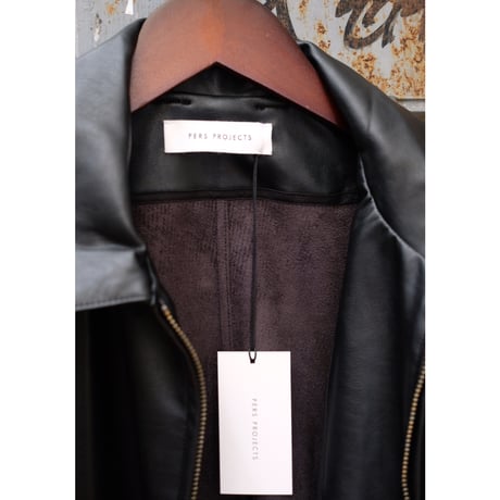 PERS PROJECTS パースプロジェクト""JENS SHORT BLOUSON "vegan leather"