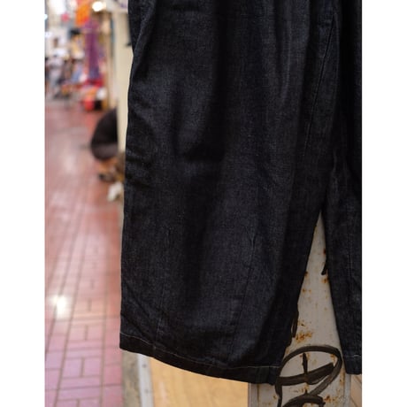 HARVESTY ハーベスティー"DENIM NARROW CIRCUS PANTS"