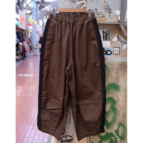 HARVESTY ハーベスティー"LACE SIDE EASY CIRCUS PANTS"