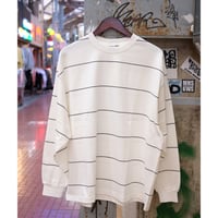 EVCON エビコン""BORDER WIDE L/S TEE"