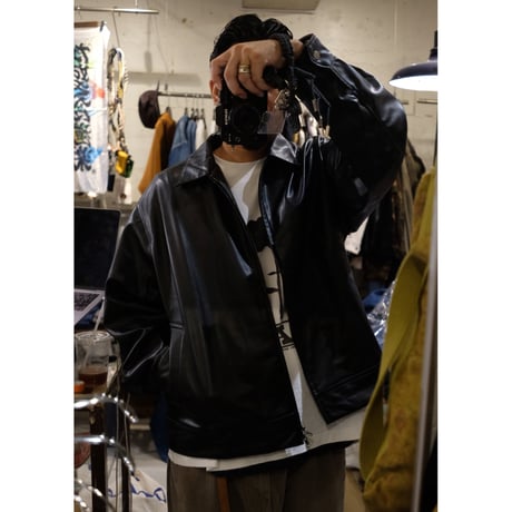 PERS PROJECTS パースプロジェクト""JENS SHORT BLOUSON "vegan leather"