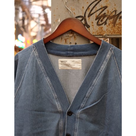 HARVESTY ハーベスティ""KNITTING DENIM CARDIGAN"