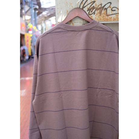 EVCON エビコン""BORDER WIDE L/S TEE"
