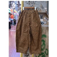 HARVESTY ハーベスティー"LEOPARD PRINT CIRCUS PANTS"