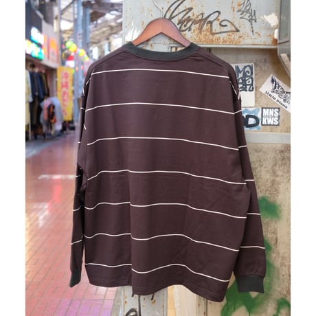 EVCON エビコン""BORDER WIDE L/S TEE"
