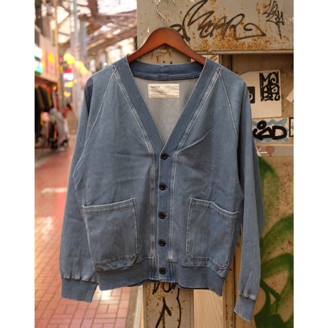 HARVESTY ハーベスティ""KNITTING DENIM CARDIGAN"