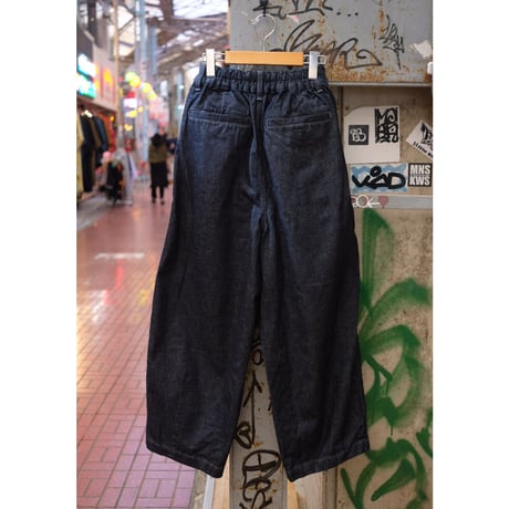 HARVESTY ハーベスティー"DENIM NARROW CIRCUS PANTS"