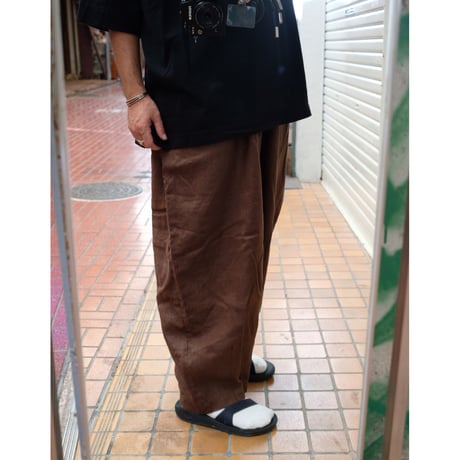 HARVESTY ハーベスティー"LINEN CANVAS EASY CIRCUS PANTS"