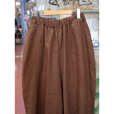 HARVESTY ハーベスティー"LINEN CANVAS EASY CIRCUS PANTS"