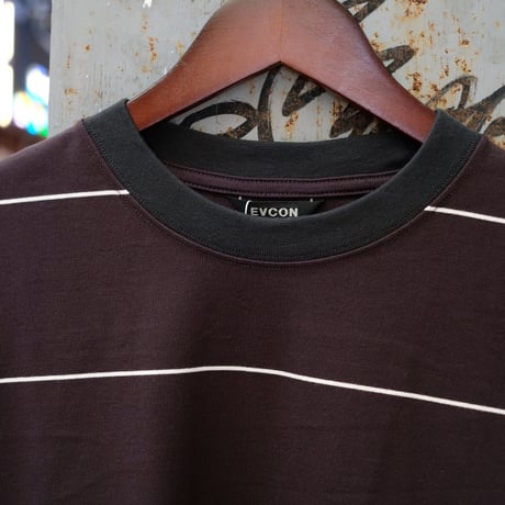 EVCON エビコン"BORDER WIDE S/S TEE"