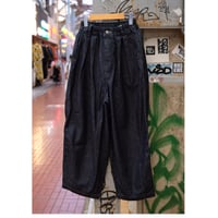 HARVESTY ハーベスティー"DENIM NARROW CIRCUS PANTS"