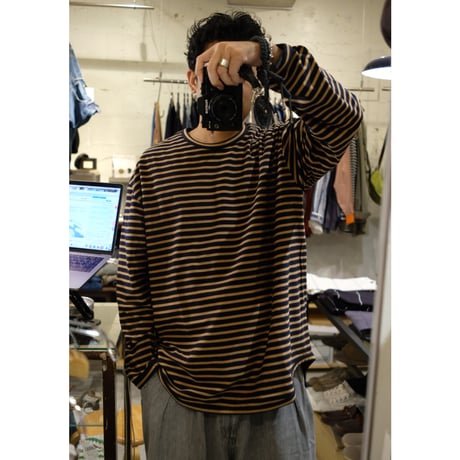 PERS PROJECTS パースプロジェクト "ALEX L/S TEE “border”