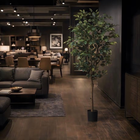 光触媒　人工観葉植物　ウォールグリーン　フェイクグリーン　フィカス15585