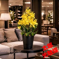 光触媒　人工観葉植物　ウォールグリーン　フェイクグリーン　オンシジュームL