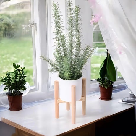 光触媒　人工観葉植物　ウォールグリーン　フェイクグリーン　ローズマリースタンディングポット