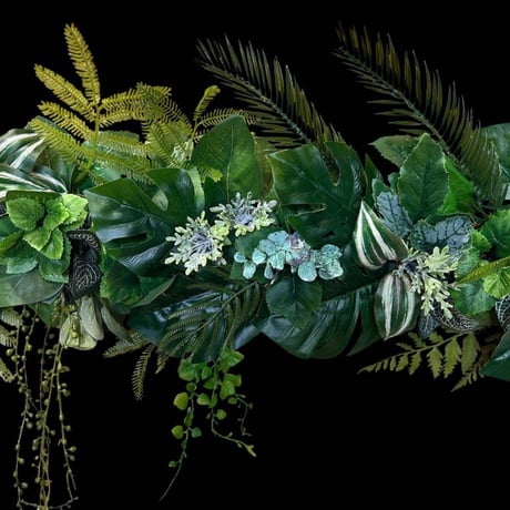 光触媒　人工観葉植物　ウォールグリーン　フェイクグリーン　壁掛け4835