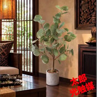 光触媒　人工観葉植物　ウォールグリーン　フェイクグリーン　ユーカリポット60