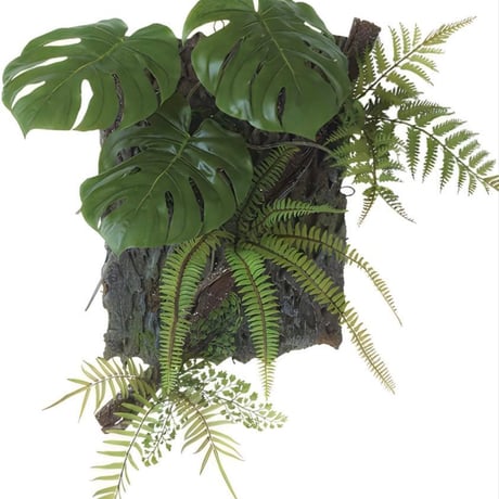 光触媒　人工観葉植物　ウォールグリーン　フェイクグリーン　モンステラデコ