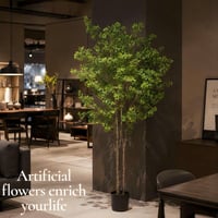 光触媒　人工観葉植物　ウォールグリーン　フェイクグリーン　ドウダン190Ｐ