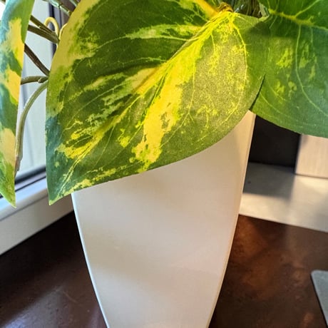 光触媒　人工観葉植物　ウォールグリーン　フェイクグリーン　マーブルポトス3552