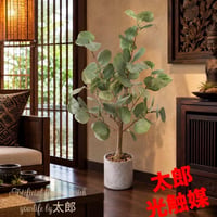 光触媒　人工観葉植物　ウォールグリーン　フェイクグリーン　ユーカリポット60