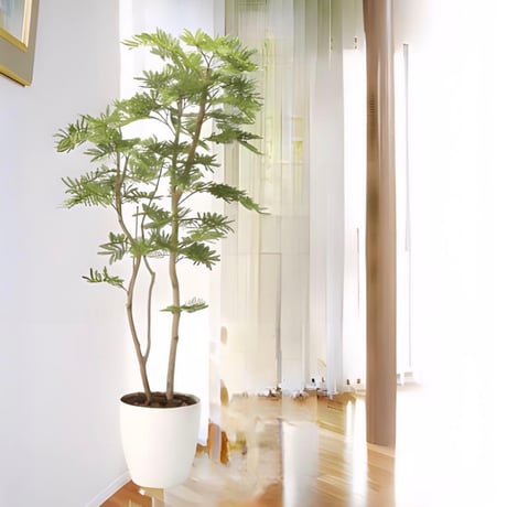 光触媒　人工観葉植物　ウォールグリーン　フェイクグリーン　ねむの木1.6m