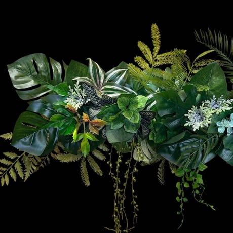 光触媒　人工観葉植物　ウォールグリーン　フェイクグリーン　壁掛け4835