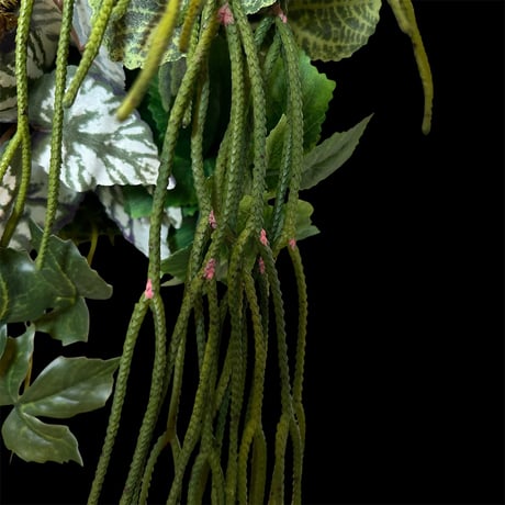 光触媒　人工観葉植物　ウォールグリーン　フェイクグリーン　壁掛けストーン45