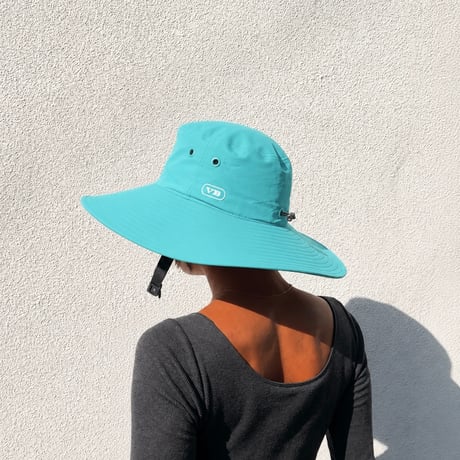 8月末発送 ツバ広め撥水ハット　新色Turqouise Blue