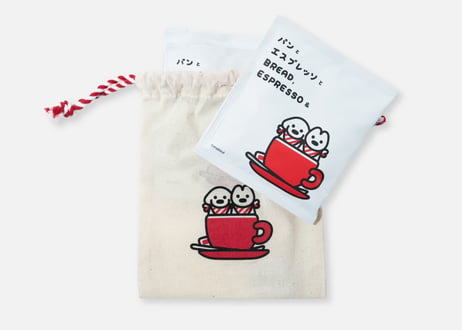 【期間限定】matsuiDOGS × パンとエスプレッソと コラボ巾着ドリップコーヒーセット