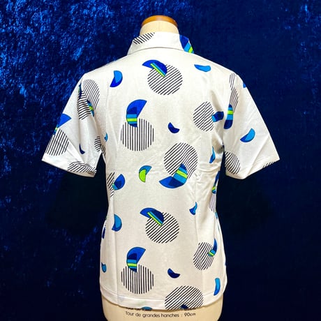 70’s Dead Stock レトロ ポリエステル プルオーバー シャツ