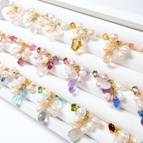 coffret gemstones/イヤーカフ