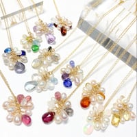 Bonbon Gemstones/14kgfネックレス