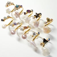 coffret baroque pearl/フォークリング 11号〜12号(✣ゴールドカラー金具)