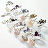 coffret baroque pearl/フォークリング 11号〜12号(✣シルバーカラー金具)