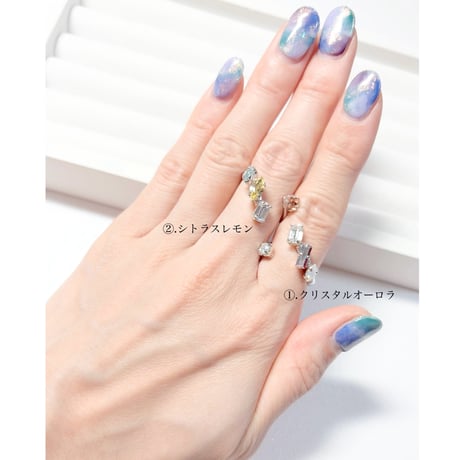 coffret/フォークリング 11号〜12号(✣シルバーカラー金具)