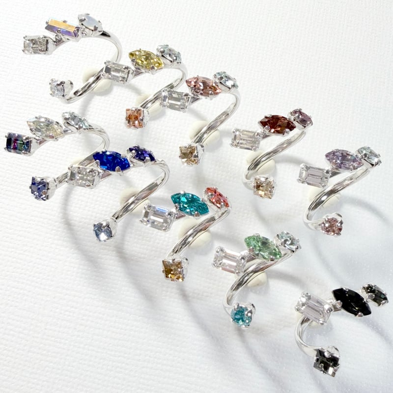 coffret/フォークリング 11号〜12号(✣シルバーカラー金具) | nenenjewelry