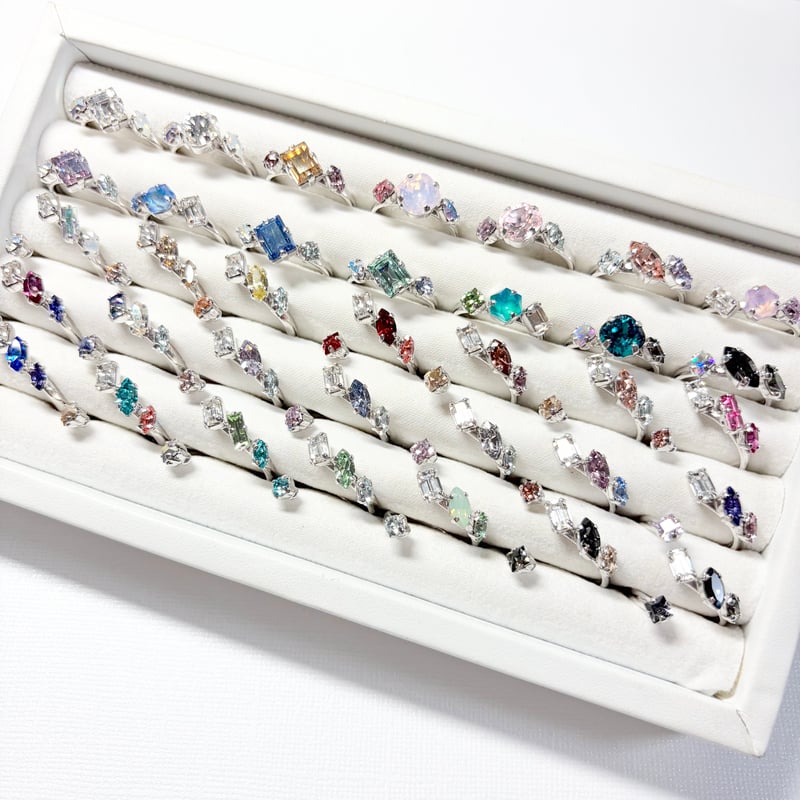 coffret/フォークリング 11号〜12号(✣シルバーカラー金具) | nenenjewelry