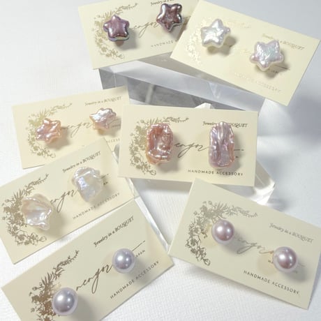 Water Pearl/14kgfピアス