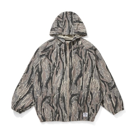 Camo Zip Hooded Jacket