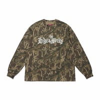 HIDEANDSEEK × Toru Nishiura The H&S L/S Tee(Camo)