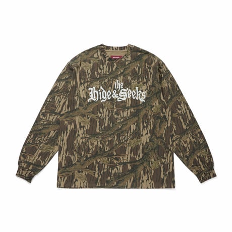 HIDEANDSEEK × Toru Nishiura The H&S L/S Tee(Camo)