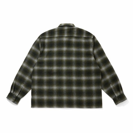 Wool Ombre Check L/S Shirt