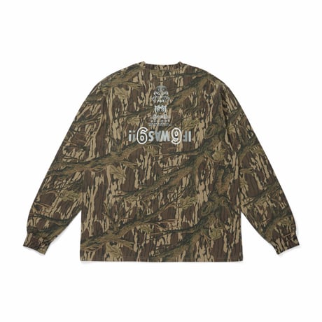 HIDEANDSEEK × Toru Nishiura The H&S L/S Tee(Camo)