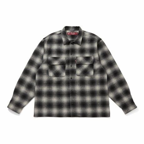 Wool Ombre Check L/S Shirt