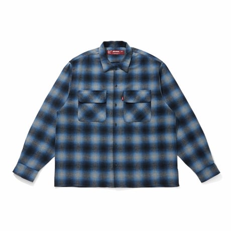Wool Ombre Check L/S Shirt