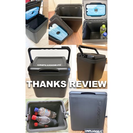 CHILL 7L クーラーボックス 縦型 小型 保冷剤付き 蓋裏に装着可能 ジェットブラック 黒