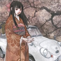 [SHIPPING AT OCT] 1:24 「旧車GIRLS」スバル360デラックス w/フィギュア
